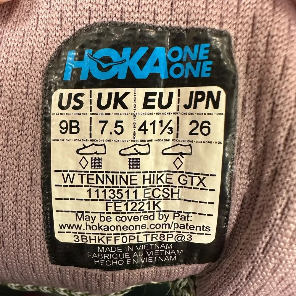 HOKA Women’s Waterproof TenNine Hike GTX Hiking Boots New! - Picture 12 of 12